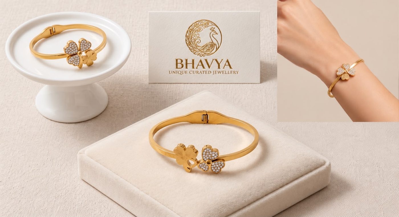 Flora Bracelet (Sparkle Clover)