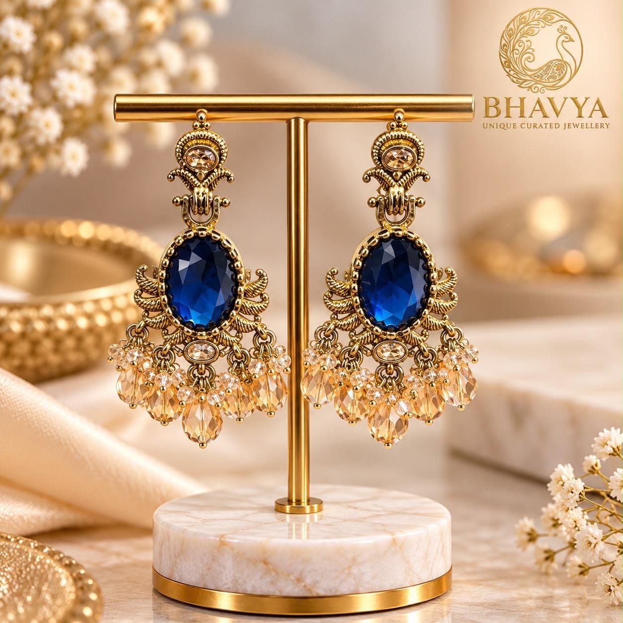 Rani Crystal Drops (Blue)